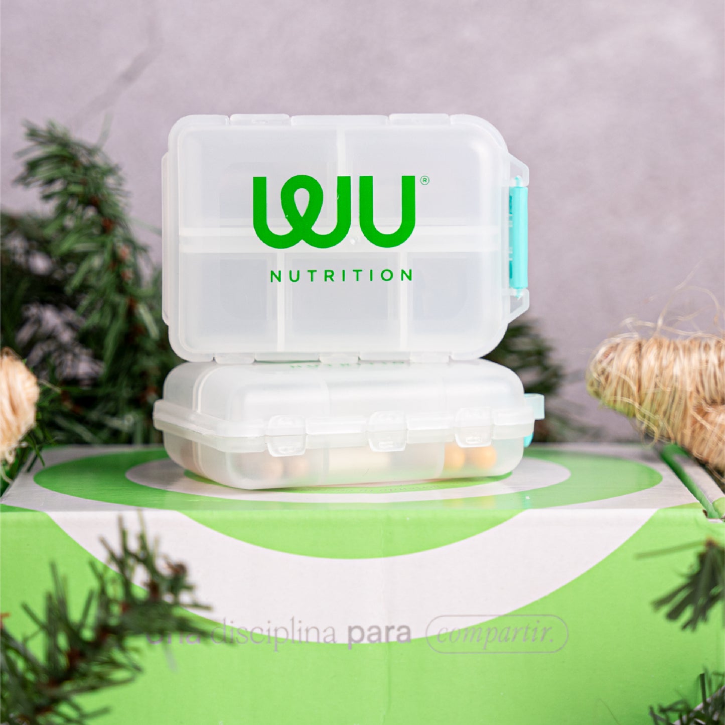 PASTILLERO ELITE - 10 compartimientos • Guarda tus pastillas para 7 días | Guarda hasta 60 pastillas