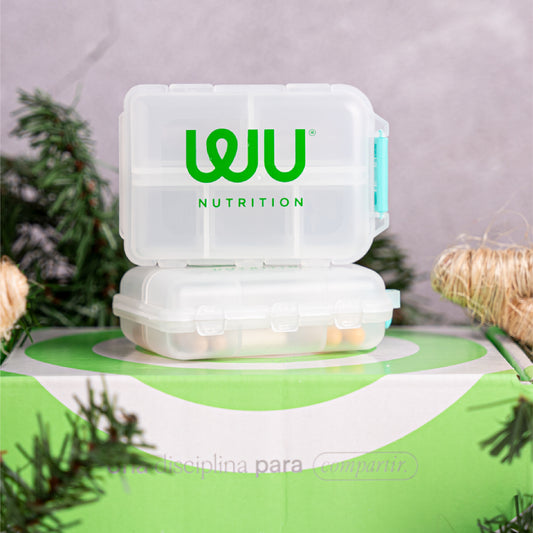 PASTILLERO ELITE - 10 compartimientos • Guarda tus pastillas para 7 días | Guarda hasta 60 pastillas