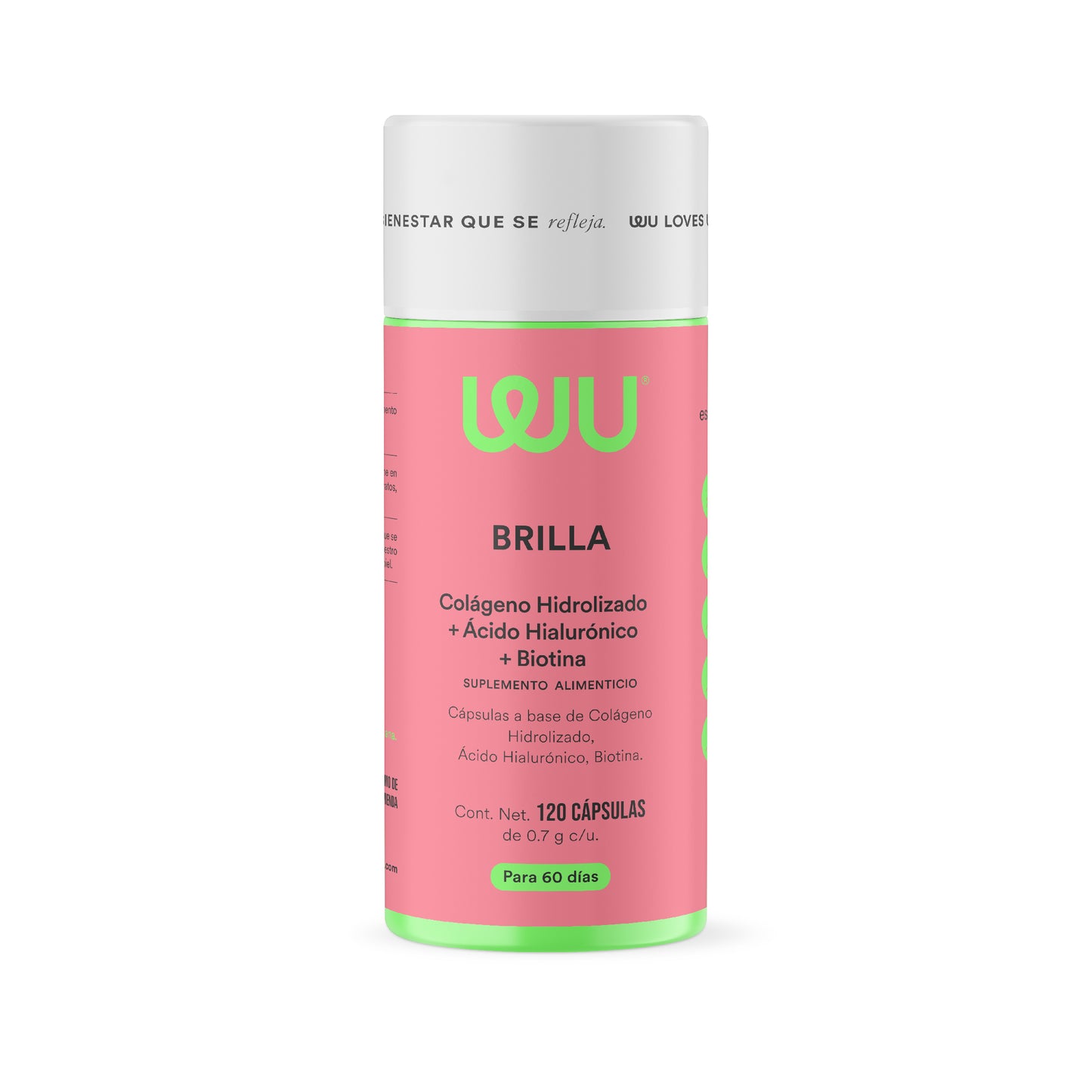 BRILLA - Hydrolyzed Collagen • Biotin • Hyaluronic Acid • Zinc • Vitamins ABCD and E | 120 capsules