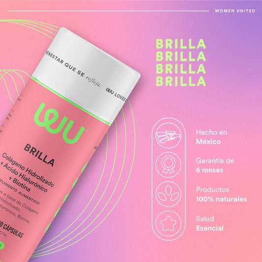BRILLA - Hydrolyzed Collagen • Biotin • Hyaluronic Acid • Zinc • Vitamins ABCD and E | 120 capsules