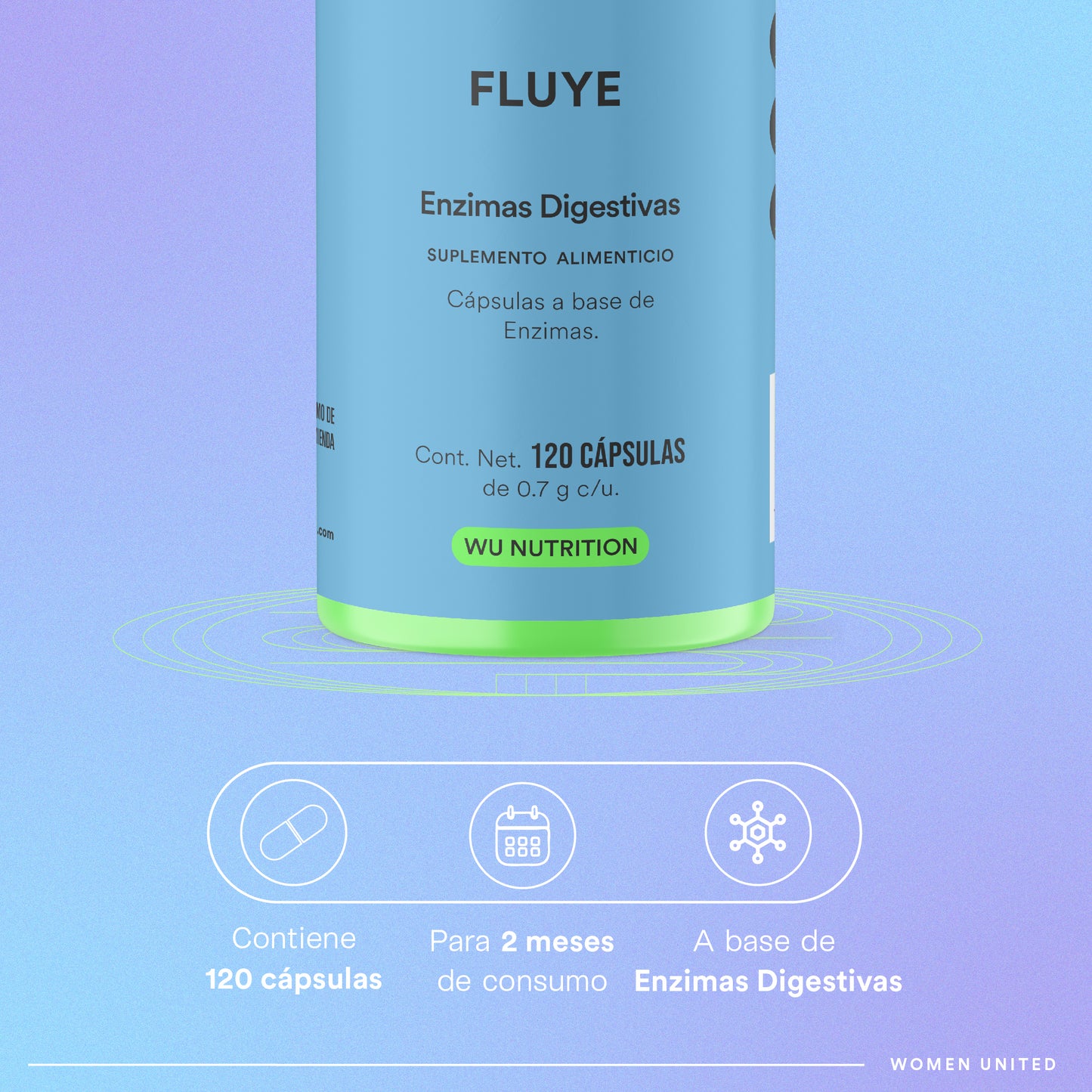 PROBIOTICS 60 BILLION - Probiotics + Prebiotics • 3 Strains • Lactobacilli • Agave Inulin | 120 capsules