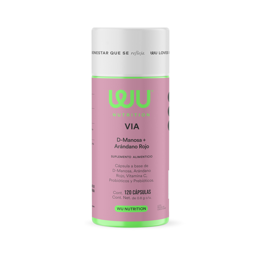 VIA - • D-Manosa • Arándano Rojo • Vitamina C | 120 cápsulas