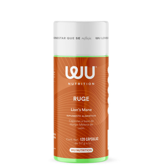RUGE - Hongo Melena de León | 120 cápsulas