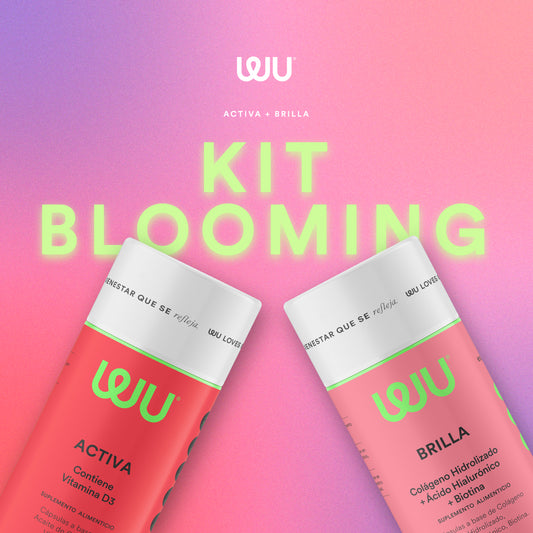 ✨KIT BLOOMING🌷 (Brilla y Activa) - Colágeno Hidrolizado  + Vitamina D3 | 370 cápsulas