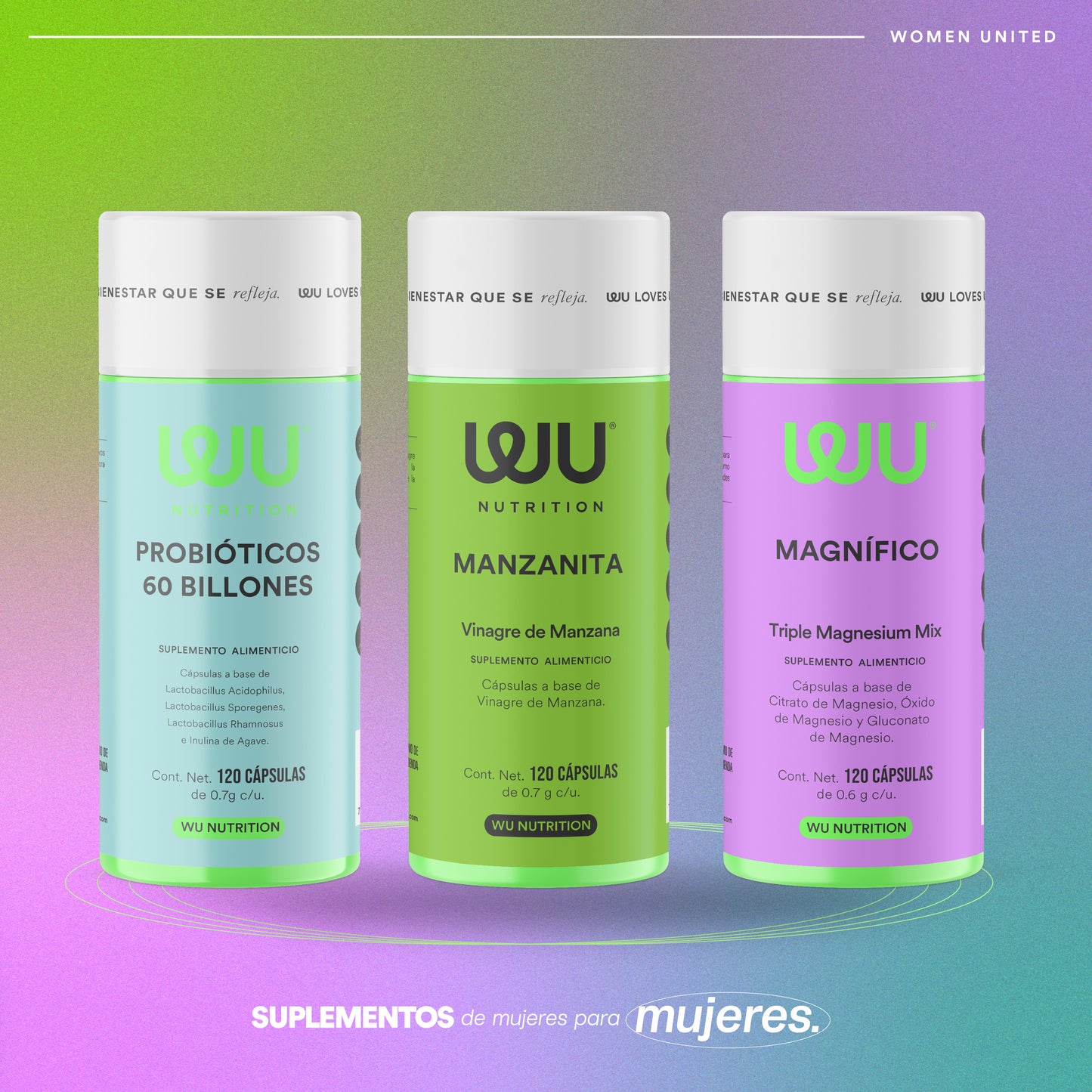 ✨KIT DETOX PLUS✨ (Magnifico, Probióticos y Manzanita) - Mix de Magnesios + Probióticos + Vinagre de Sidra de Manzana | 360 cápsulas