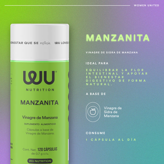 ✨KIT DETOX🌼 (Manzanita y Probióticos 60 Billones) - Vinagre de Sidra de Manzana + Probióticos y Prebióticos | 240 cápsulas