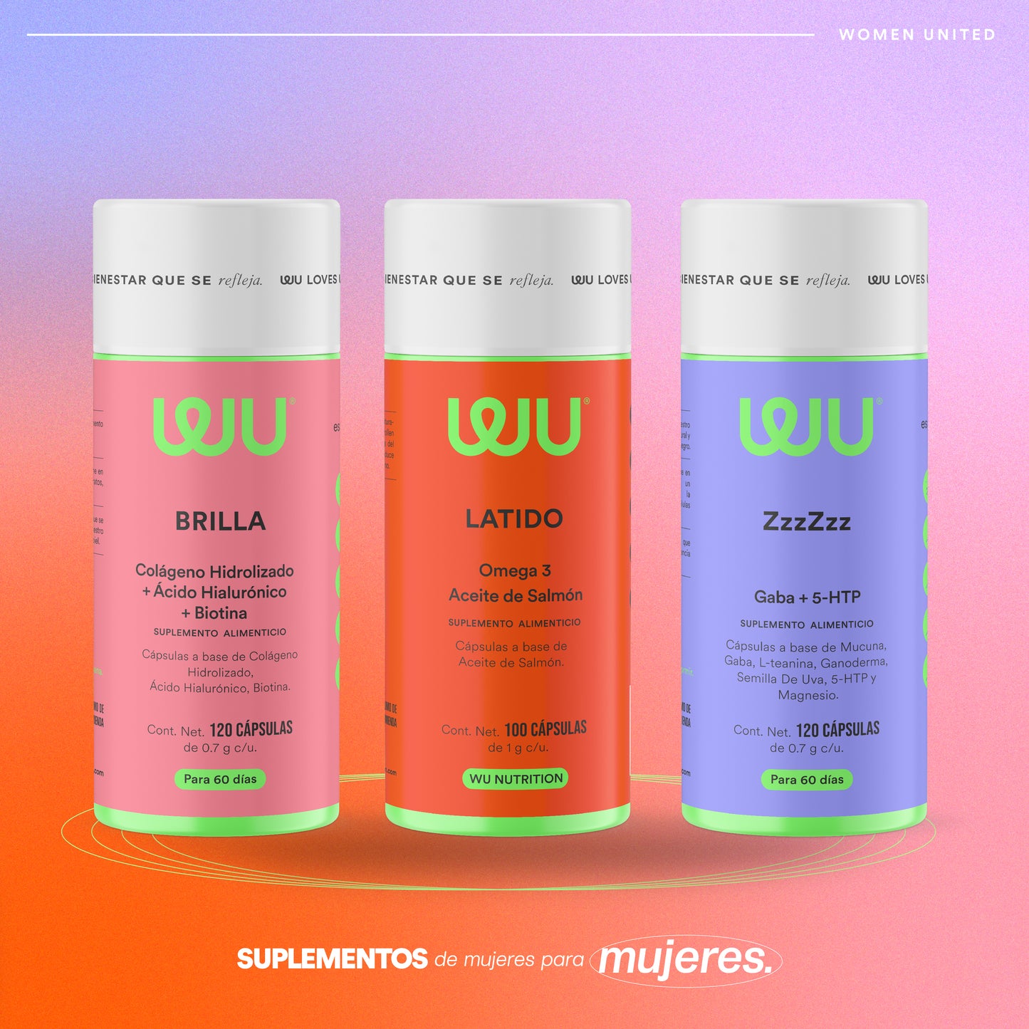 🧘🏻♀️KIT EQUILIBRIO💗 (Activa, Latido y Zzz) - Vitamina D3 + Omega 3 + GABA | 490 cápsulas