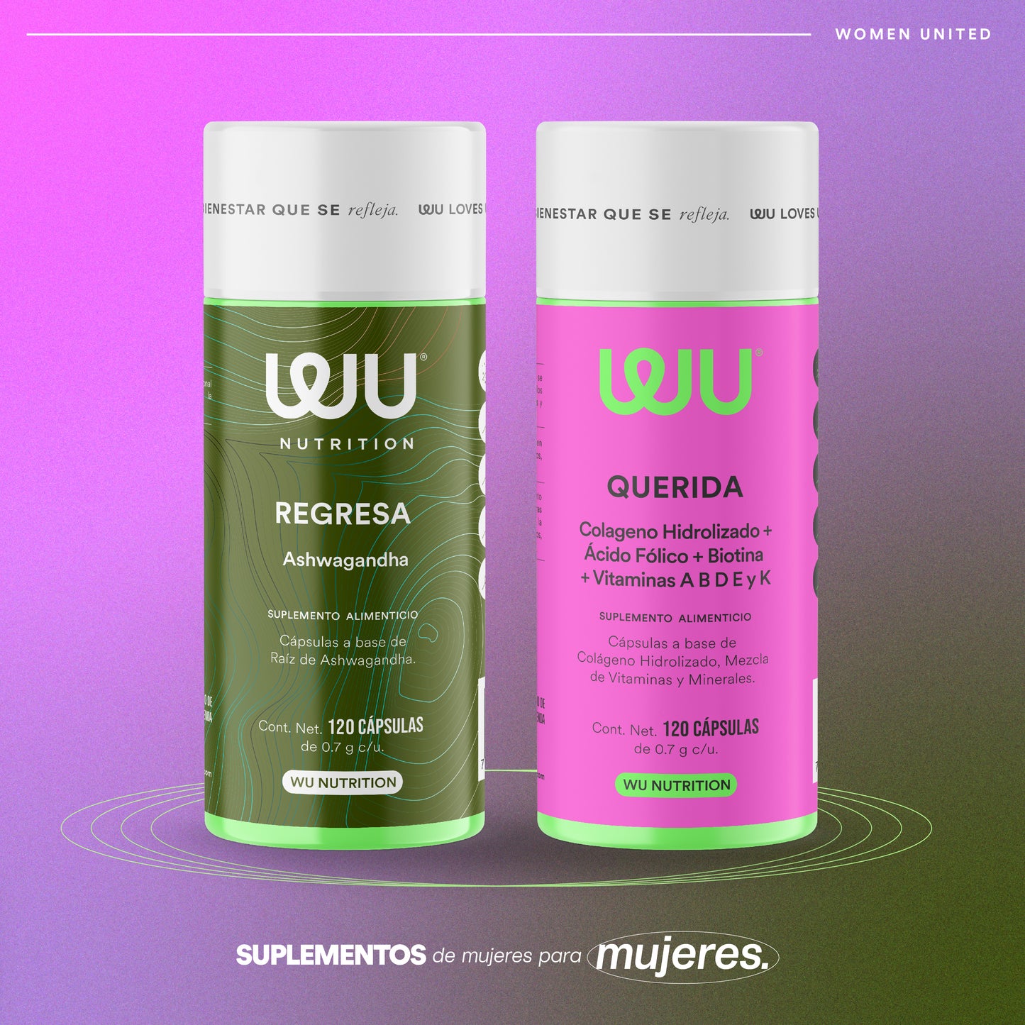KIT GLOW💖 ✨ Ashwagandha + Multivitamínico de Mujer | 240 cápsulas