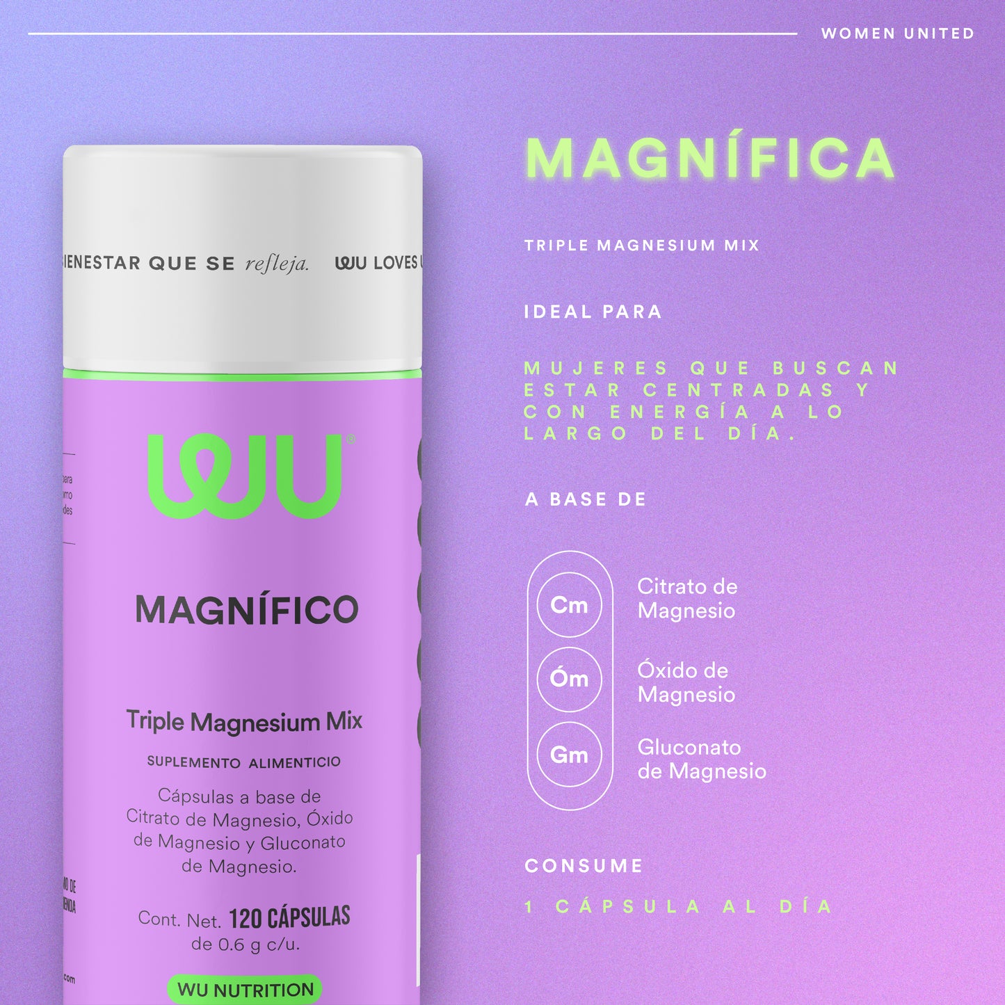 ✨ KIT MAGNÍFICA ✨  (RESVERATROL + MAGNÍFICO) - Semilla de Uva + Resveratrol + Triple Magnesium Mix  | 240 cápsulas