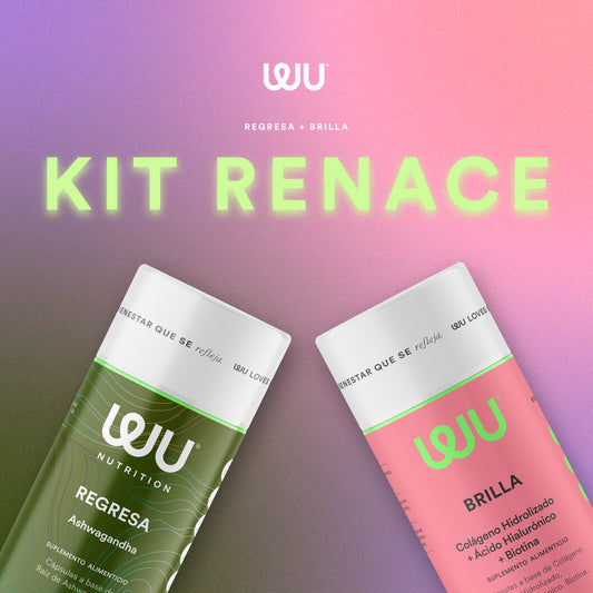 ✨KIT RENACE✨ (Regresa y Brilla) - Ashwagandha + Colágeno Hidrolizado | 240 cápsulas