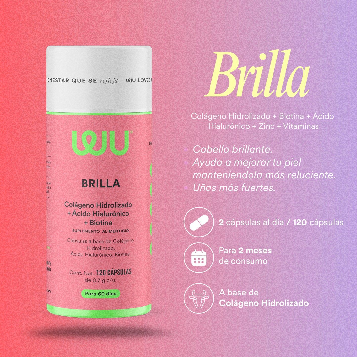 KIT UV (ACTIVA + RESVERATROL+BRILLA) - Vitamina D3 400 UI + Semilla de Uva + Resveratrol +Colágeno y Biotina | 490 cápsulas
