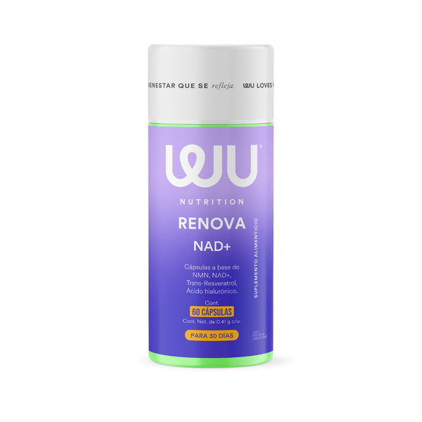 RENOVA – NMN 250mg con NAD y Trans-Resveratrol 98% para Energía y Bienestar Celular