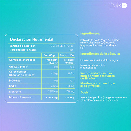 SUELTA - Citrato de Magnesio | 120 cápsulas