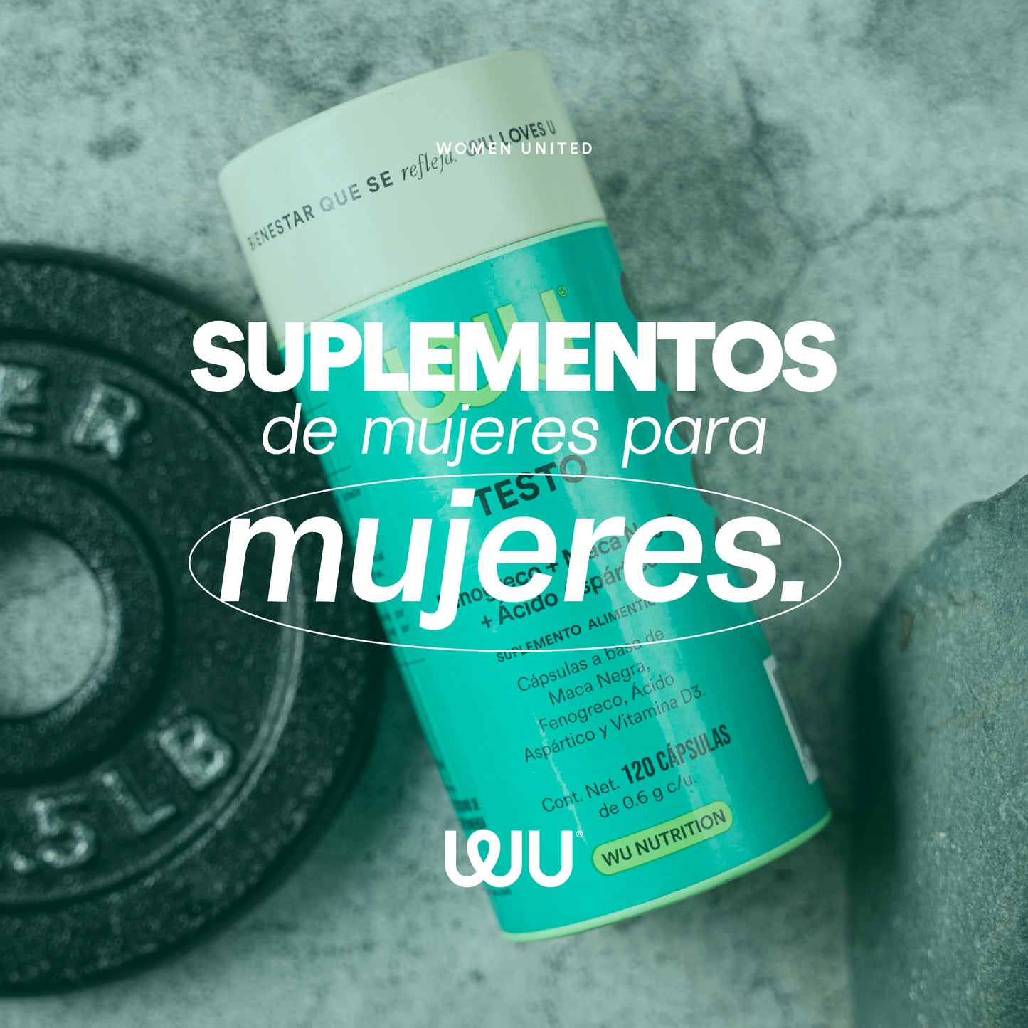 TESTO - Precursor de Testosterona • Maca • Feno-grego • Ácido Aspártico | 120 cápsulas