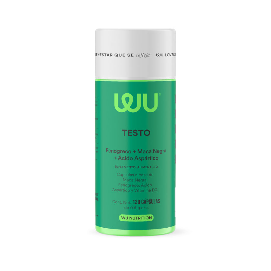 TESTO - Precursor de Testosterona • Maca • Feno-grego • Ácido Aspártico | 120 cápsulas