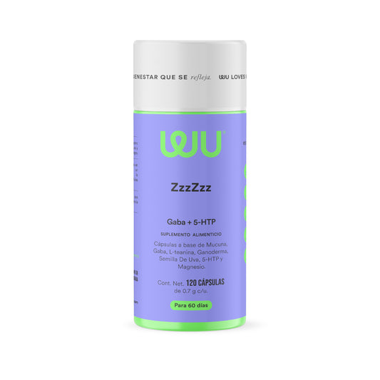 ZzzZzz - Sono reparador • Gaba • Magnésio • Cogumelo Reishi • 5-HTP • Camomila | 120 cápsulas