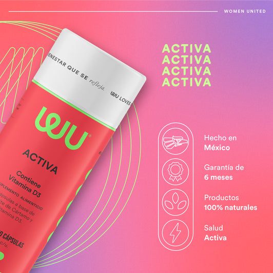 ACTIVA – Vitamina D3 400 UI de Alta Biodisponibilidad para Mujeres