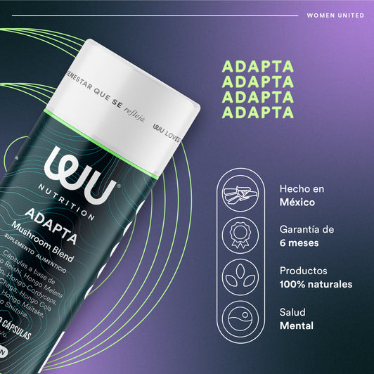 ADAPTA - Mezcla de Hongos Adaptógenos | 120 cápsulas