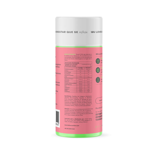 BRILLA – Colágeno Hidrolizado 350mg con Ácido Hialurónico, Biotina y Vitaminas