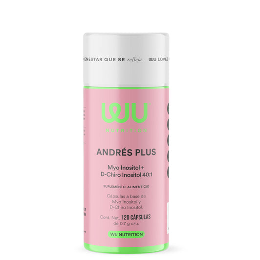 ANDRÉS PLUS - Myo Inositol + D-Chiro Inositol 40:1 | 120 cápsulas