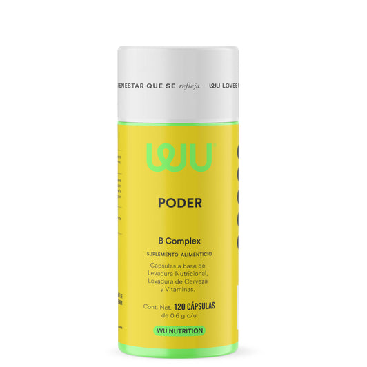 PODER - Complejo B • Vitamina B1 B2 B3 B5 B6 B12 | 120 cápsulas