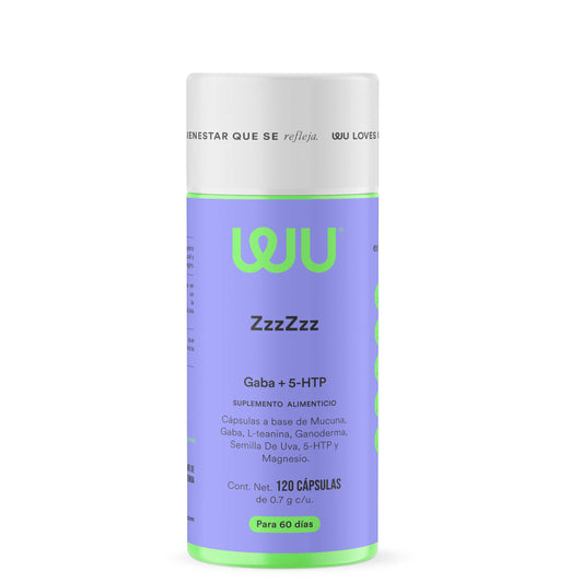 ZzzZzz - Sono reparador • Gaba • Magnésio • Cogumelo Reishi • 5-HTP • Camomila | 120 cápsulas 