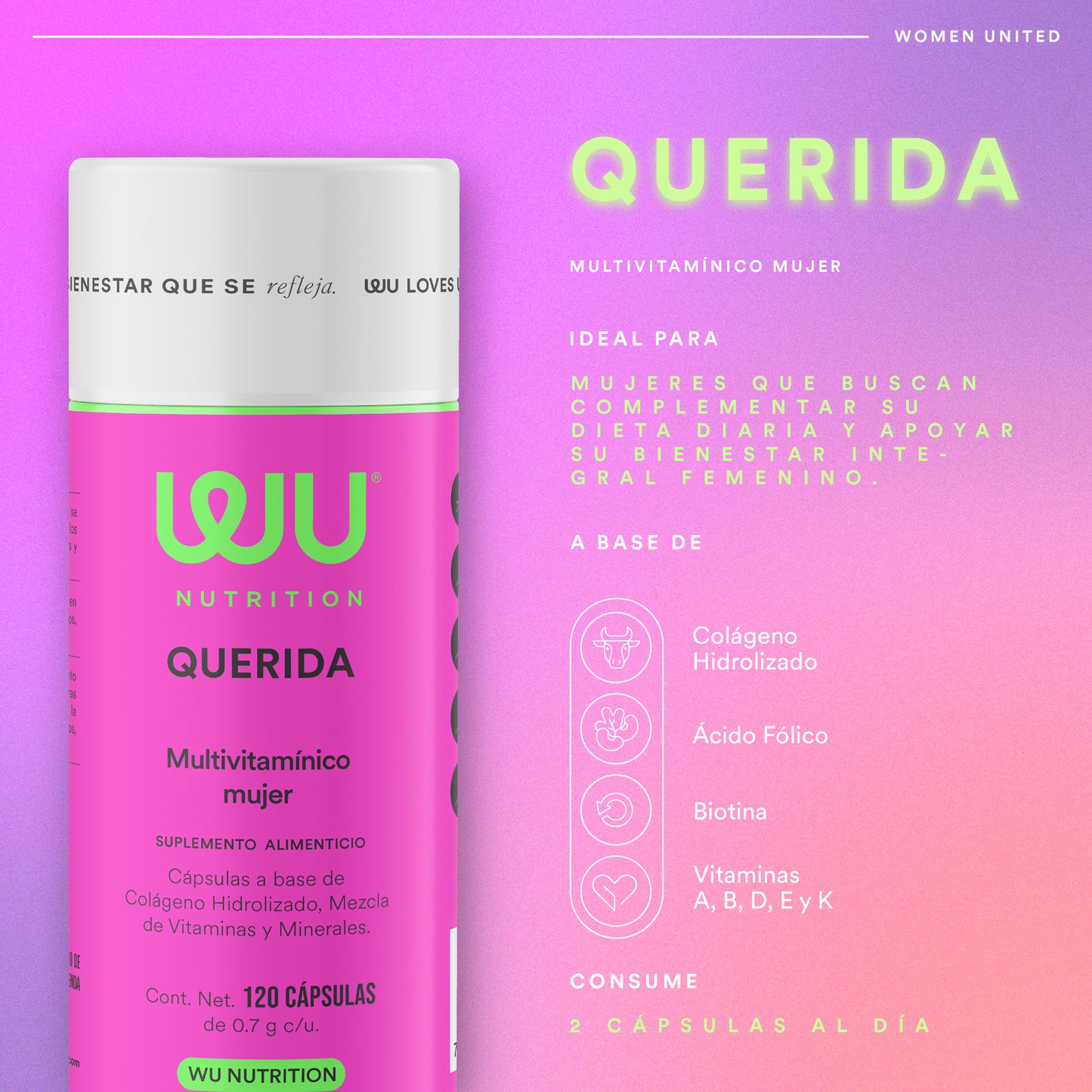 KIT BELLA (SHINE + DEAR) - Multivitamínico feminino + Colágeno Hidrolisado + Ácido Hiaulorônico + Biotina | 240 cápsulas
