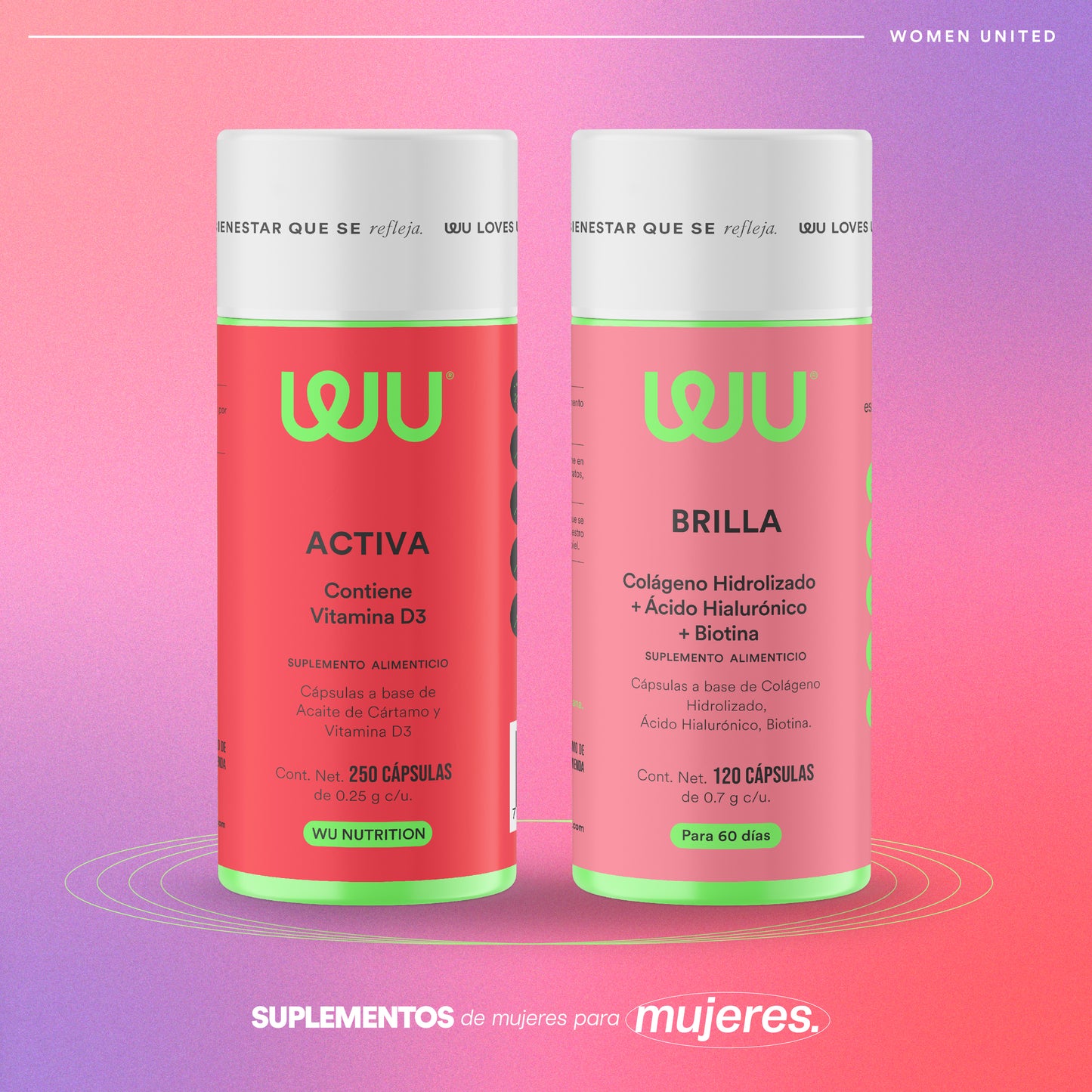 ✨KIT BLOOMING🌷 (Brilla y Activa) - Colágeno Hidrolizado  + Vitamina D3 | 370 cápsulas