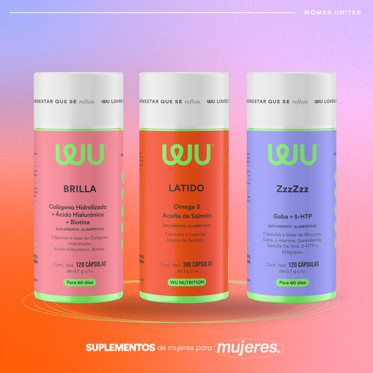 🧘🏻‍♀️KIT EQUILIBRIO💗 (Activa, Latido y Zzz) - Vitamina D3 + Omega 3 + GABA | 490 cápsulas