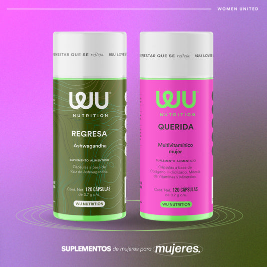 KIT GLOW💖 ✨ Ashwagandha + Multivitamínico de Mujer | 240 cápsulas