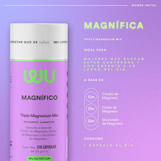 ✨ KIT MAGNÍFICA ✨  (RESVERATROL + MAGNÍFICO) - Semilla de Uva + Resveratrol + Triple Magnesium Mix  | 240 cápsulas