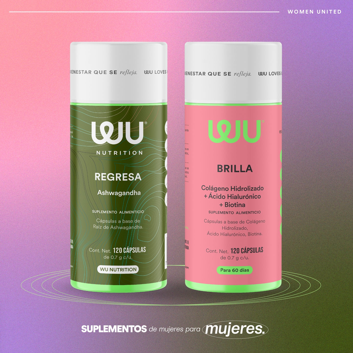 ✨KIT RENACE✨ (Regresa y Brilla) - Ashwagandha + Colágeno Hidrolizado | 240 cápsulas