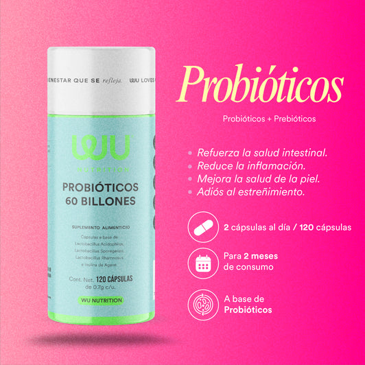 ✨KIT SALUD DIGESTIVA✨ (Probióticos 60 billones, Fluye y Suelta) - Probióticos + Enzimas digestivas + Citrato de Magnesio | 360 cápsulas