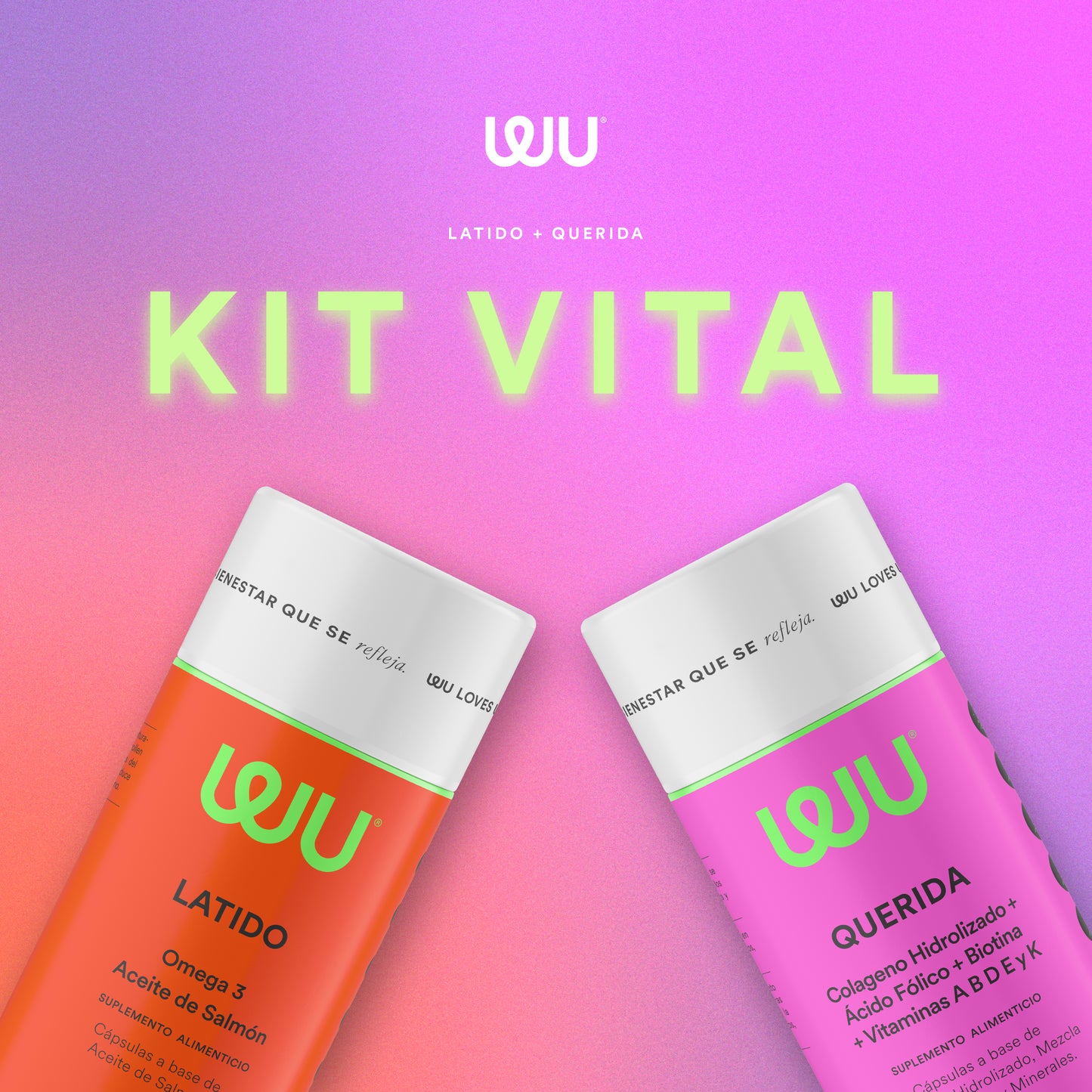 KIT VITAL (LATIDO + QUERIDA) 💗 - Omega 3 + Multivitamínico Mujer | 240 cápsulas