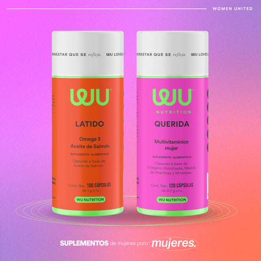 KIT VITAL (LATIDO + QUERIDA) 💗 - Omega 3 + Multivitamínico Mujer | 240 cápsulas