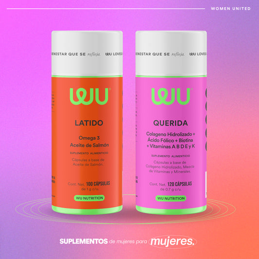KIT VITAL (LATIDO + QUERIDA) 💗 - Omega 3 + Multivitamínico Mujer | 240 cápsulas