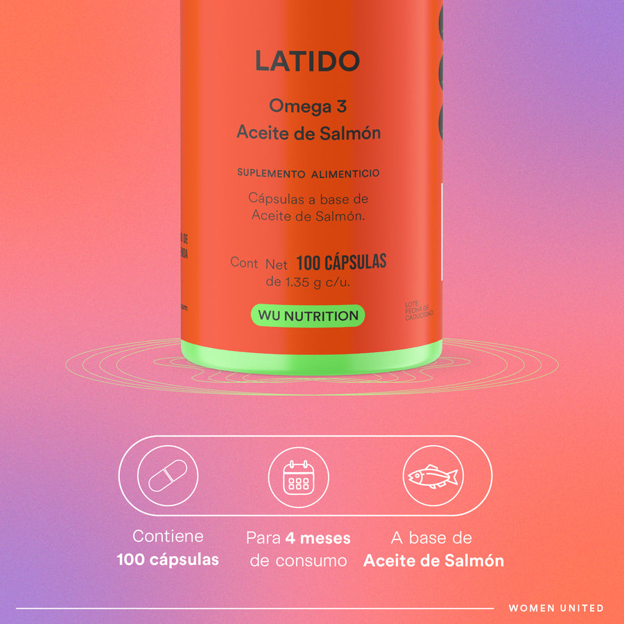 LATIDO - Omega 3 • Salmon Oil • EPA-DHA | 100 softgels — foto 5