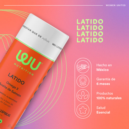 LATIDO - Omega 3 • Salmon Oil • EPA-DHA | 100 softgels