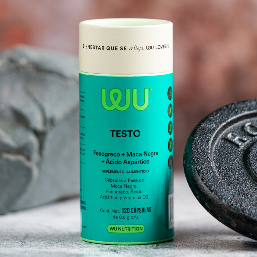 TESTO - Precursor de Testosterona • Maca • Feno-grego • Ácido Aspártico | 120 cápsulas 