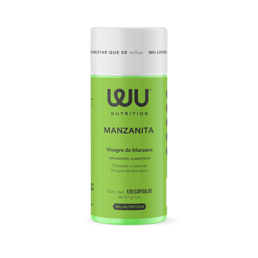 MANZANITA – Vinagre de Manzana 500mg en Cápsula, sin Sabor Ácido