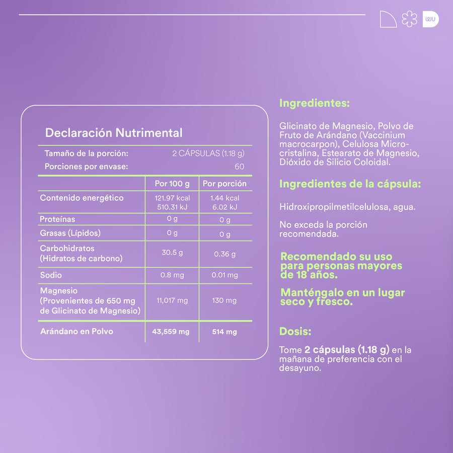 PAZ - Magnesium Glycinate | 120 capsules