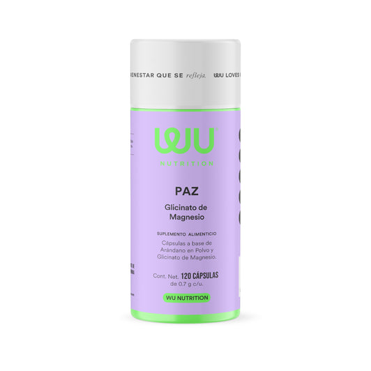 PAZ - Glicinato de Magnesio | 120 cápsulas