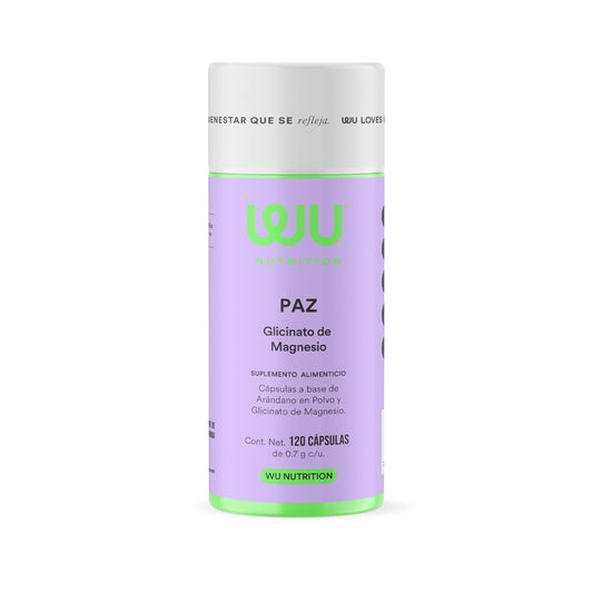 PAZ - Glicinato de Magnesio | 120 cápsulas
