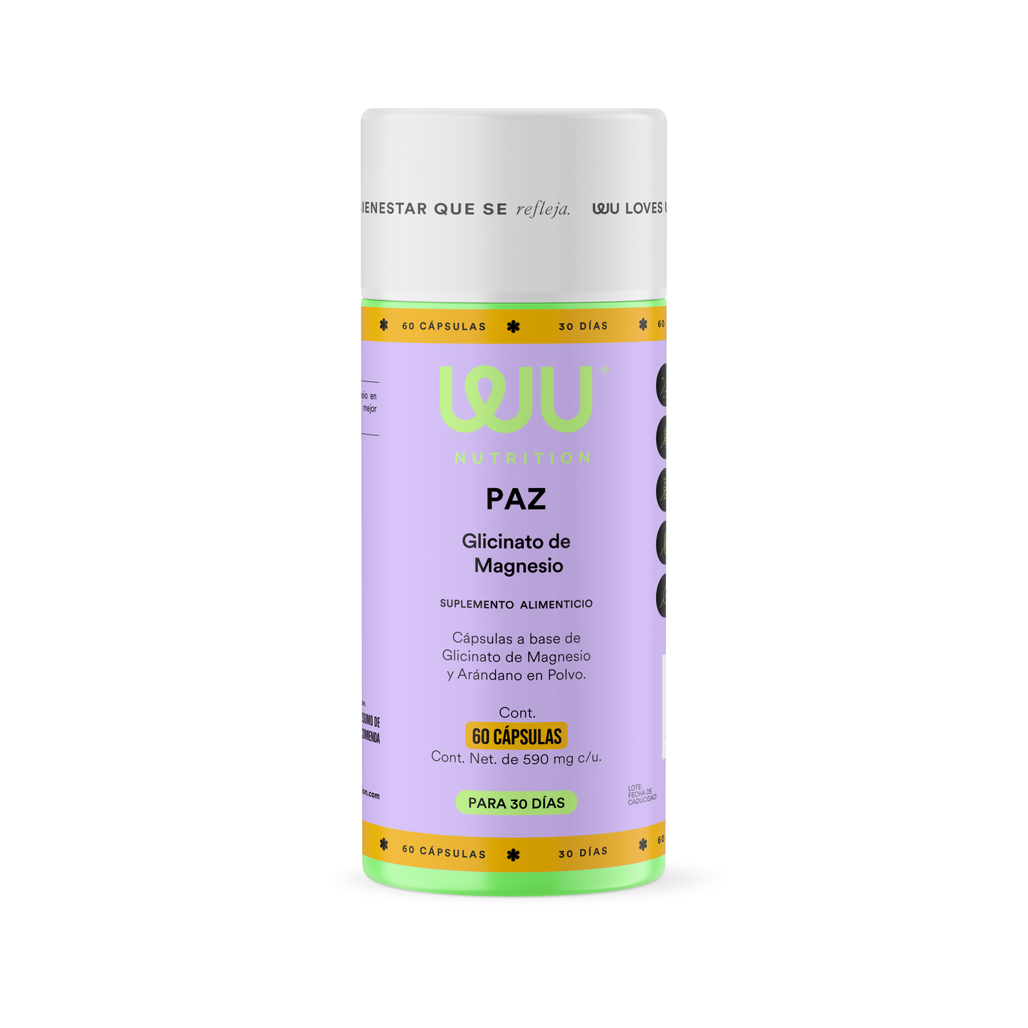 PAZ - Magnesium Glycinate | 120 capsules