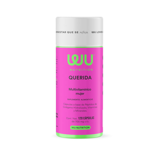 DEAR - Multivitamínico Feminino • Ácido Fólico • Biotina • Colágeno • Vitaminas AB e D | 120 cápsulas 