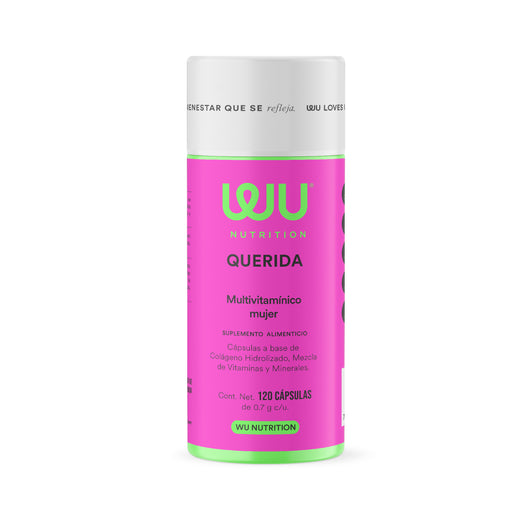 DEAR - Multivitamínico Feminino • Ácido Fólico • Biotina • Colágeno • Vitaminas AB e D | 120 cápsulas 