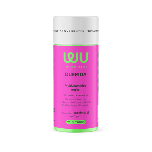 QUERIDA - Women's Multivitamin • Folic Acid • Biotin • Collagen • Vitamins AB and D | 120 capsules 