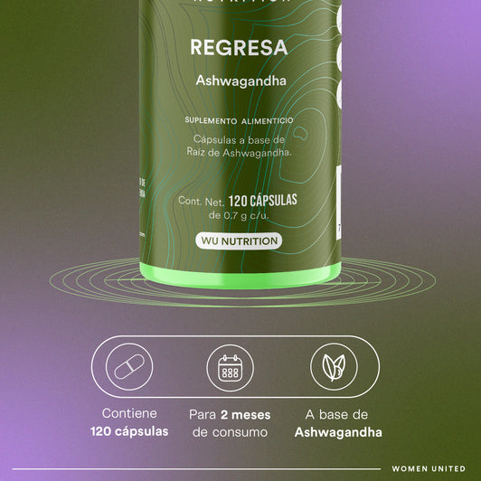 REGRESA - Ashwagandha | 120 cápsulas