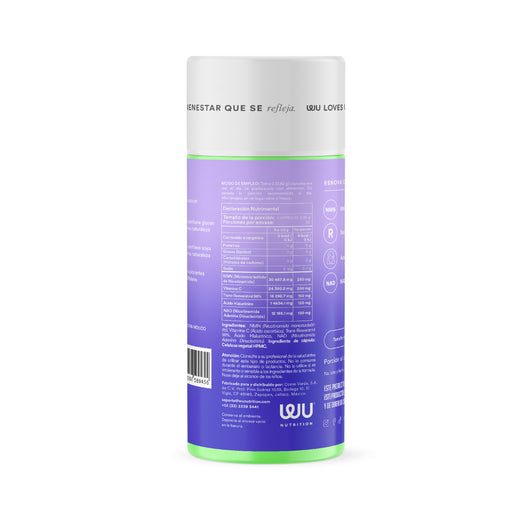 RENOVA – NMN 250mg con NAD y Trans-Resveratrol 98% para Energía y Bienestar Celular