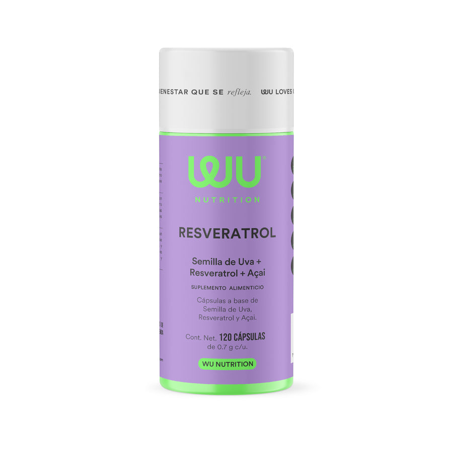 RESVERATROL – 200mg Resveratrol Trans con Semilla de Uva y Açaí Antioxidante